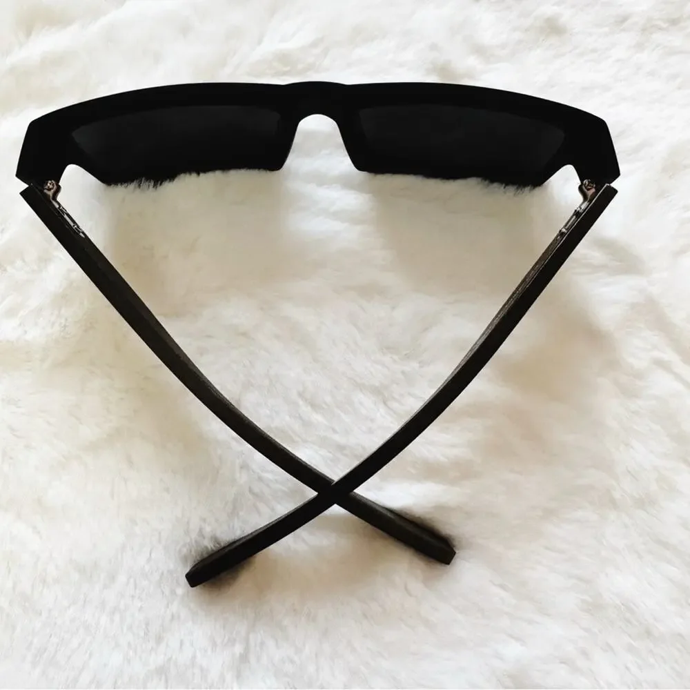 Jensen Black & Black Wood Sunglasses